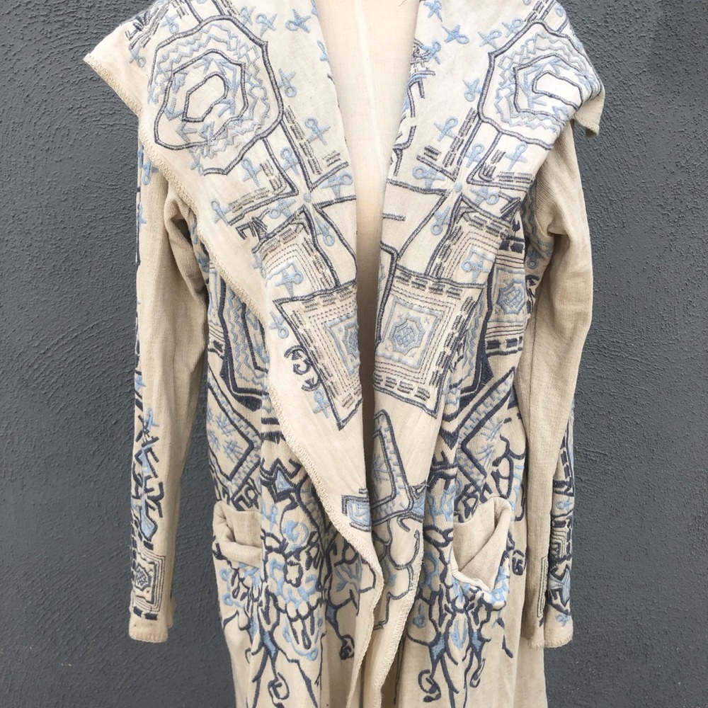 Johnny Was embroidered jacket size L new